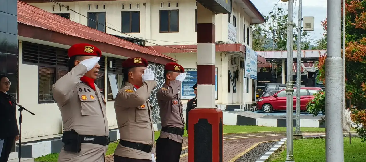Polres Minahasa Gelar Upacara Peringatan ke-97 Hari Sumpah Pemuda Tahun 2025
